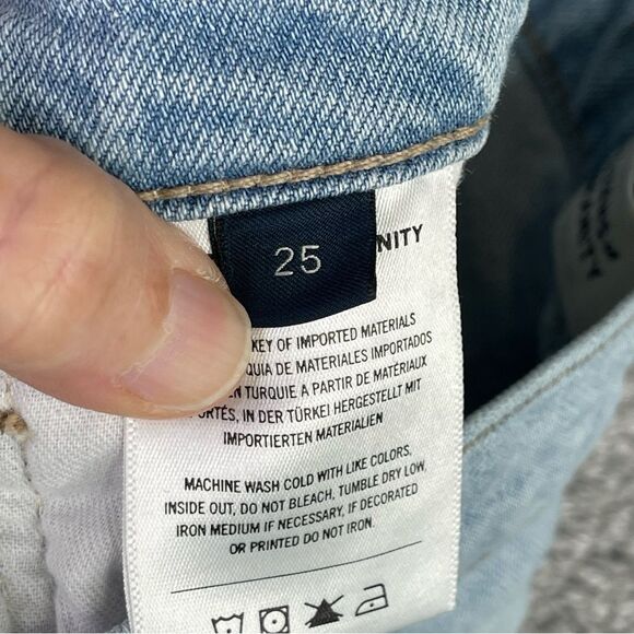 Citizens of Humanity Olivia Jeans Women's 25 Blue Slim Straight High Rise Light - Picture 7 of 14